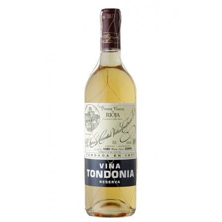 Una botella de Viña Tondonia reserva blanco 2001